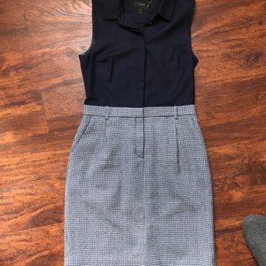 Flattering J Crew Tweed Work Dress